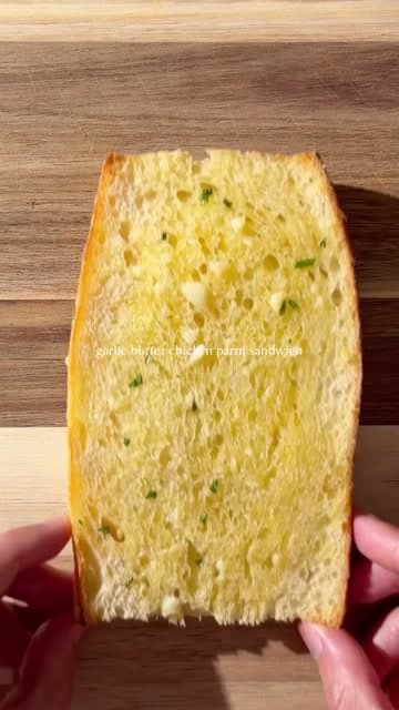 Garlic Butter Chicken Parm Sandwich