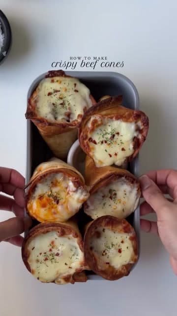 Crispy Beef Cones