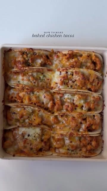Baked Chicken Tacos