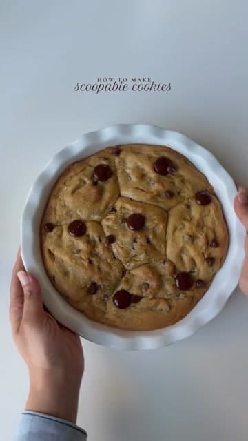Scoopable Nutella Cookies