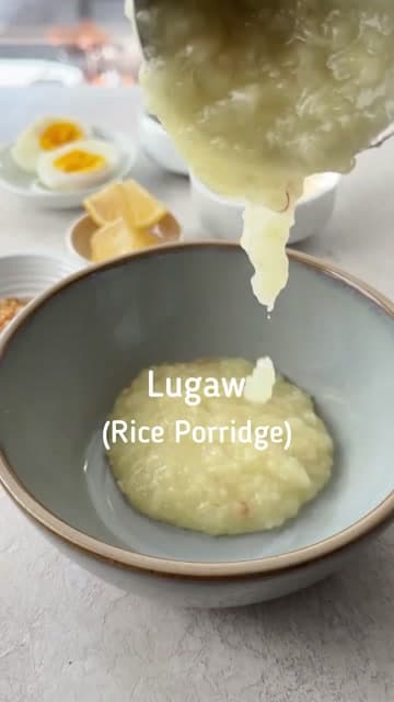 Filipino Lugaw Rice Porridge