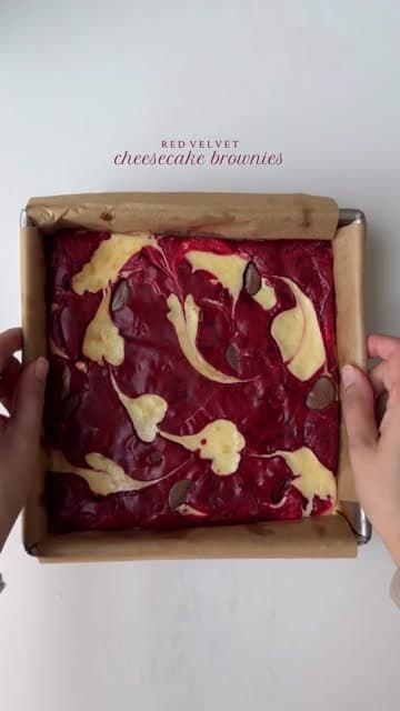 Red Velvet Cheesecake Brownies