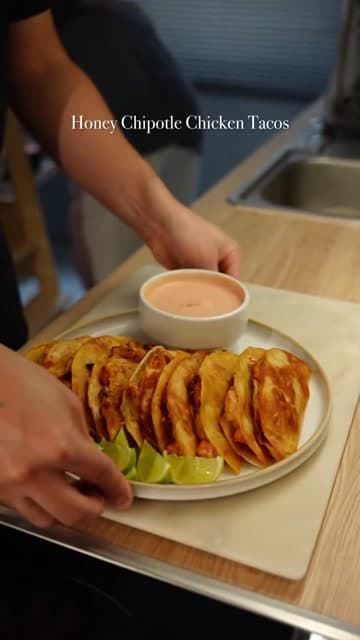 Honey Chipotle Chicken Tacos