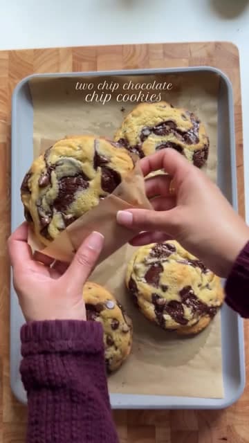 Two-Chip Chocolate Chip Cookies