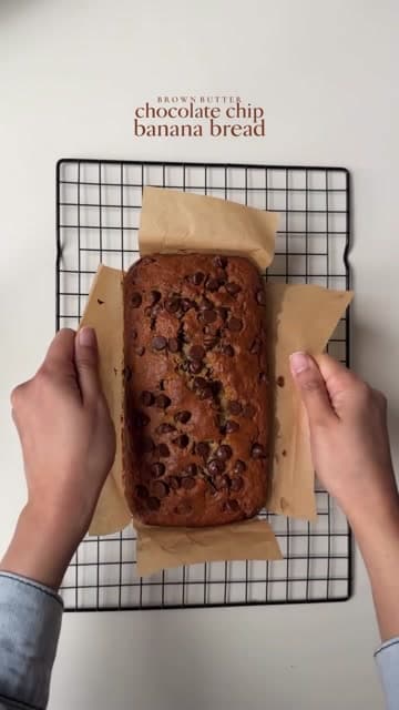 Brown Butter Chocolate Banana Bread