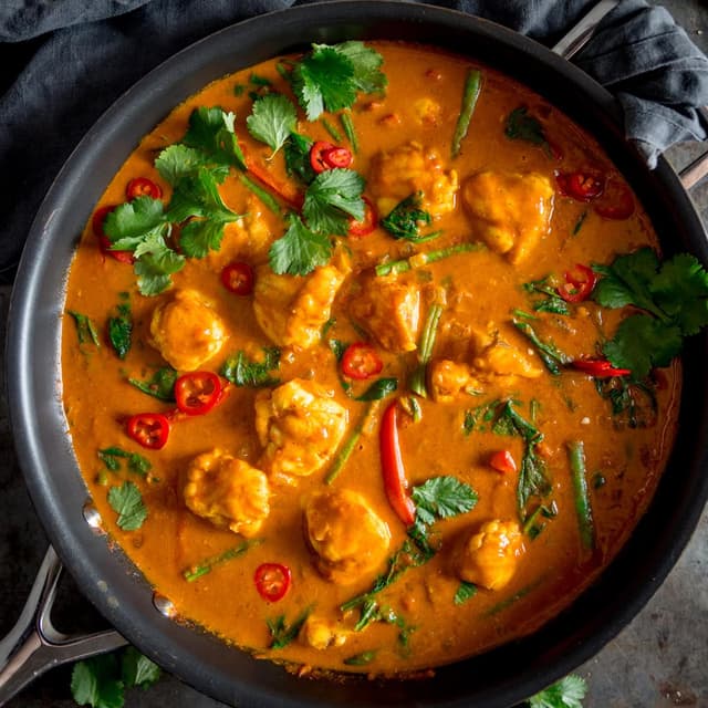 Monkfish Coconut Curry