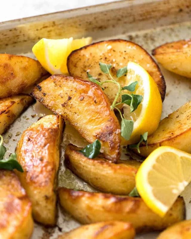 Greek Lemon Potatoes