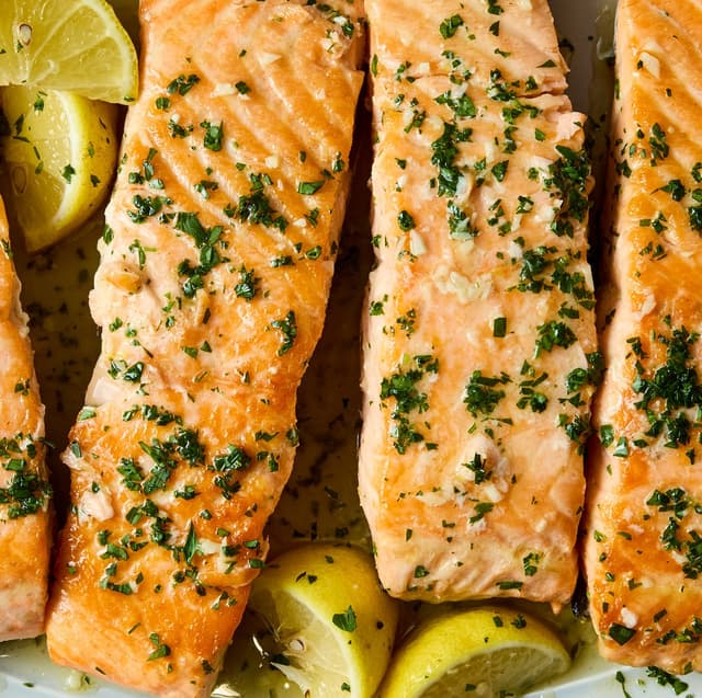 Lemon-Brown Butter Salmon